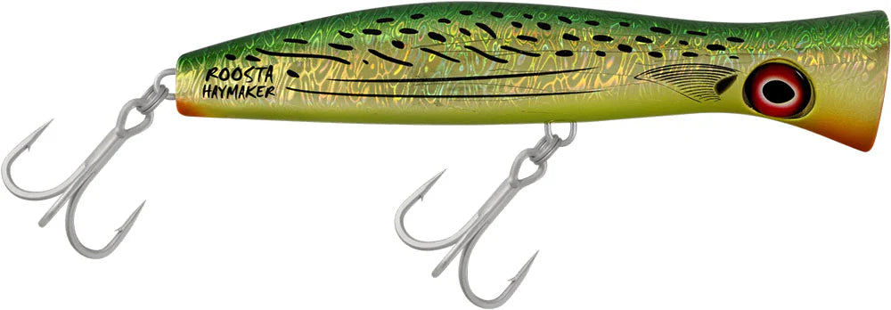 Halco Roosta Popper 195 Haymaker KO Topwater Popper 76 Inch