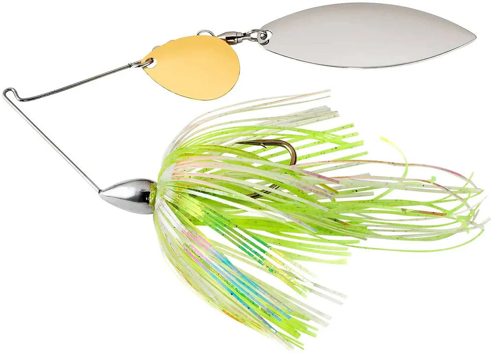 War Eagle Tandem Colorado Willow Nickel Frame Spinnerbait 3 8 oz