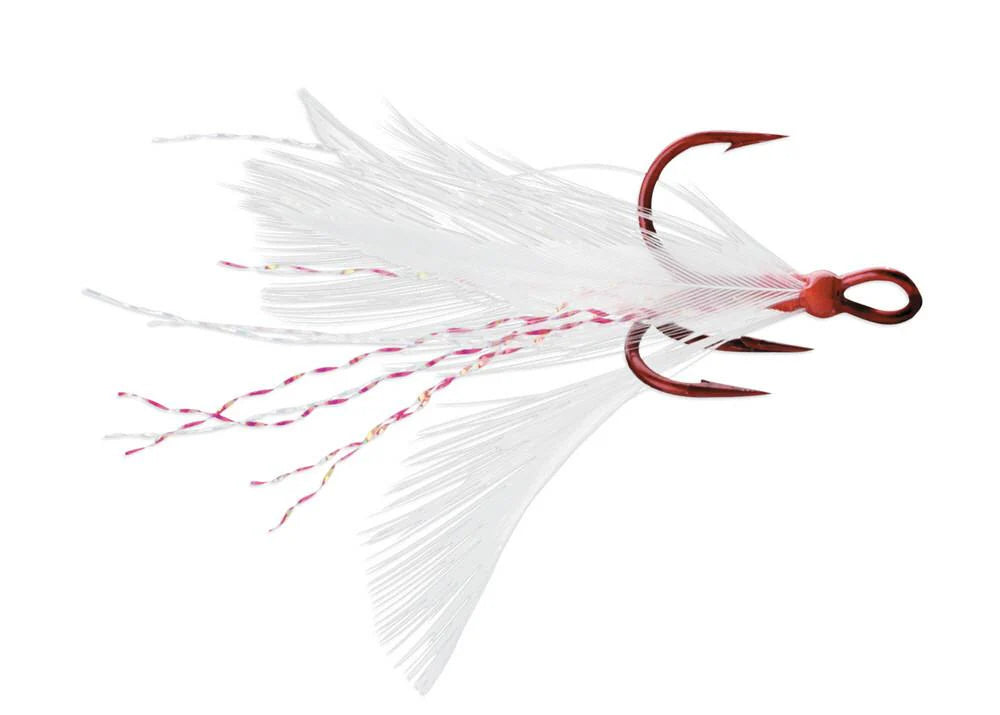VMC 8651DT Feather Dressed X Rap Treble Hook 2 pack