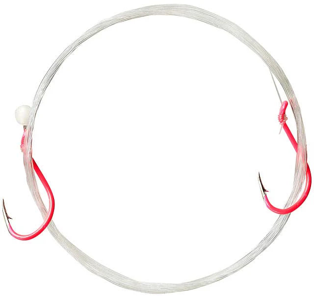 Lindy Rig Snell Crawler 2 Hook Bait Rig 4 pack