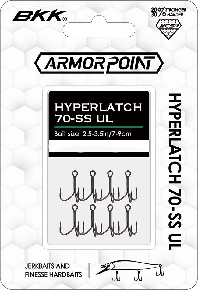 BKK Armor Point Hyperlatch Treble Hooks