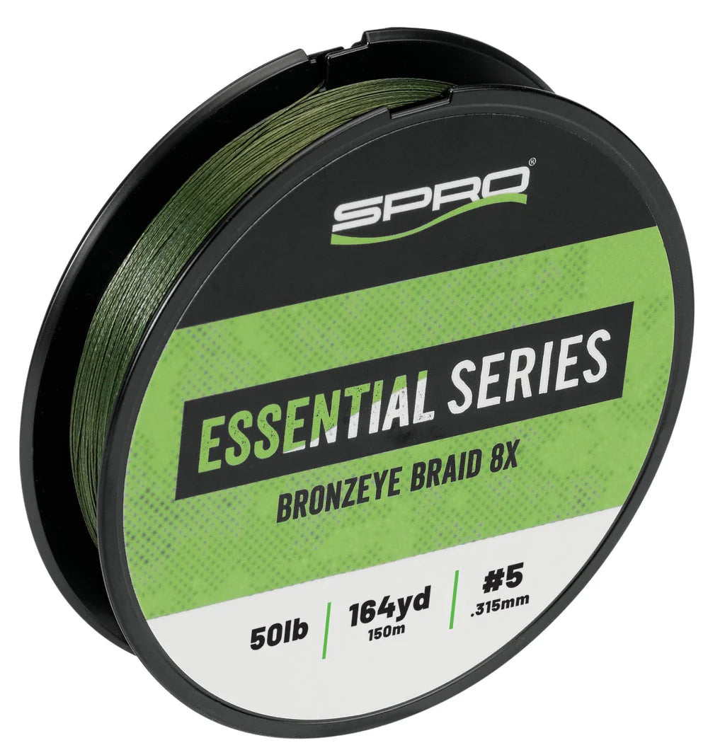 SPRO Bronzeye Braid 8x Moss Green 164 Yards