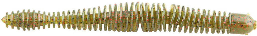 Big Bite Baits Coontail Worm 4 3 4 inch Ribbed Worm