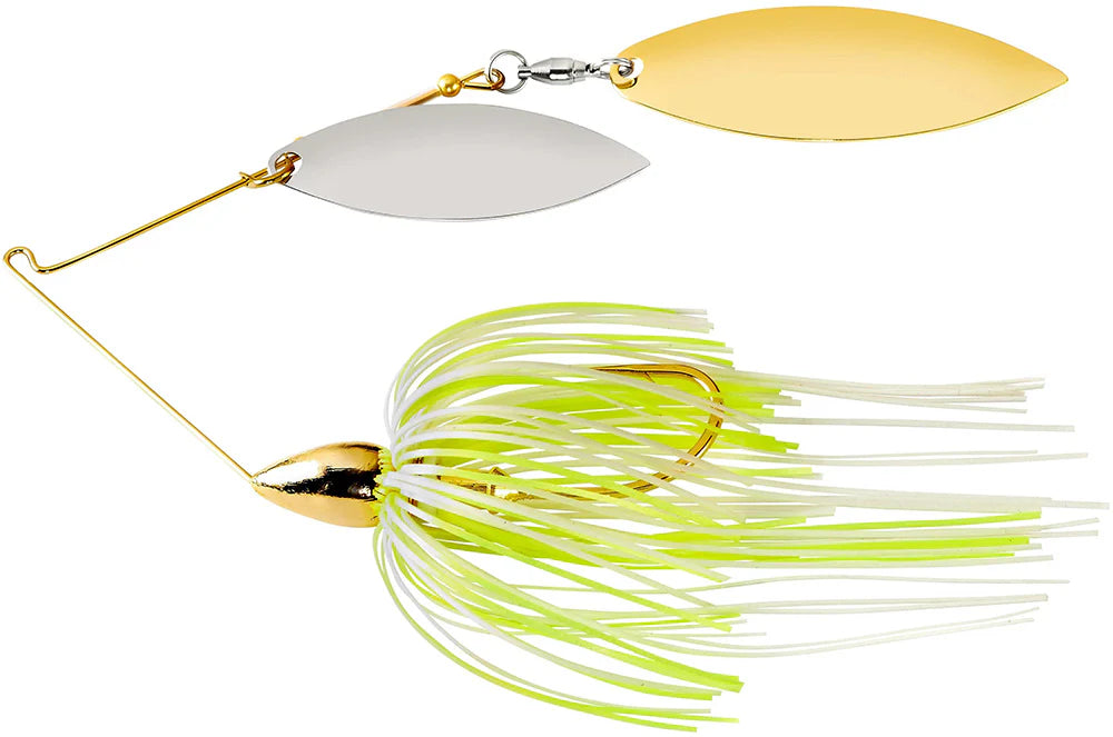 War Eagle Double Willow Gold Frame Spinnerbait 1 2 oz