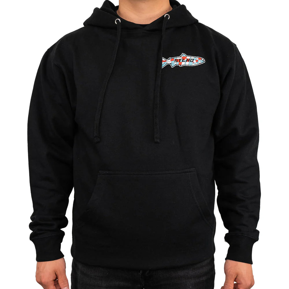 STLHD Mens Saint Sasquatch Black Standard Hoodie