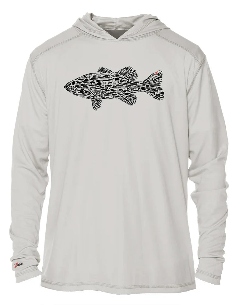 Z Man Bass Baitz Tech Hoodiez