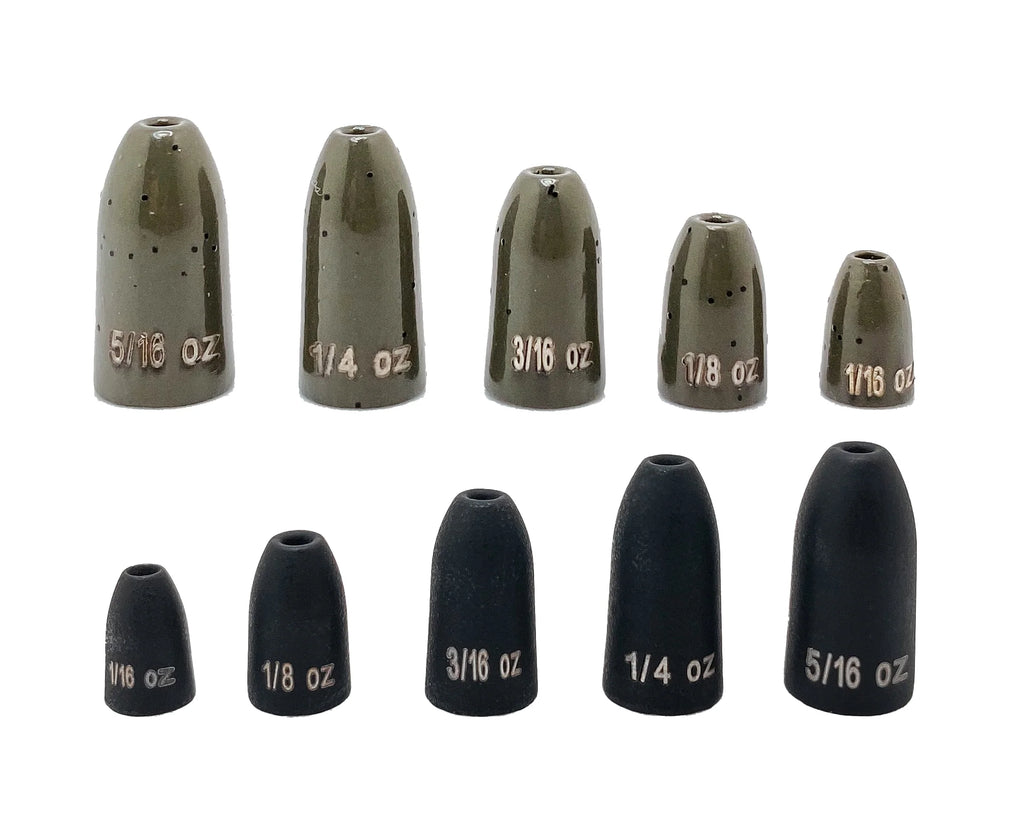 Departure Outdoors Tungsten Worm Weights 5 Pack