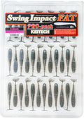 Keitech Fat Swing Impact 33 inch Soft Paddle Tail Swimbait 30 Bait Pro Pack