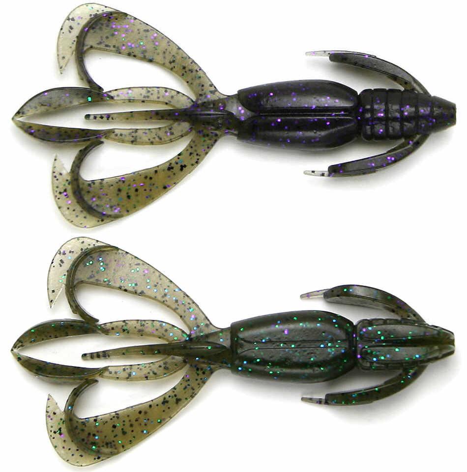 Keitech Crazy Flapper 44 inch Soft Plastic Creature Bait 6 pack