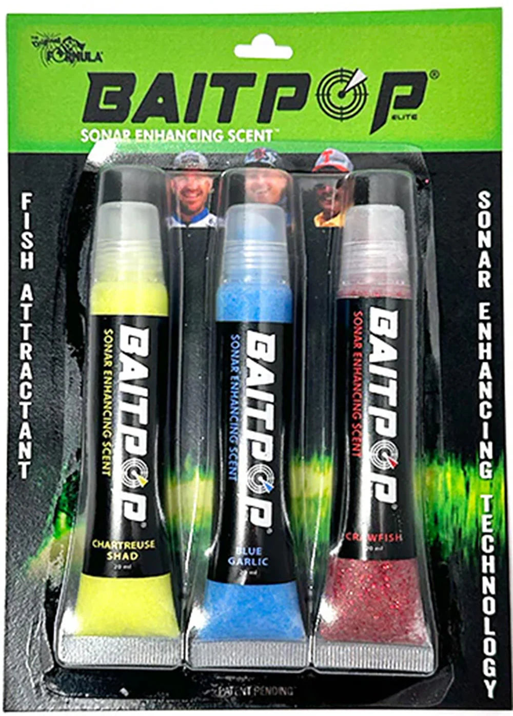 BaitPop Elite Sonar Enhancing Scent With Sparklscales Pro Packs 3 CT