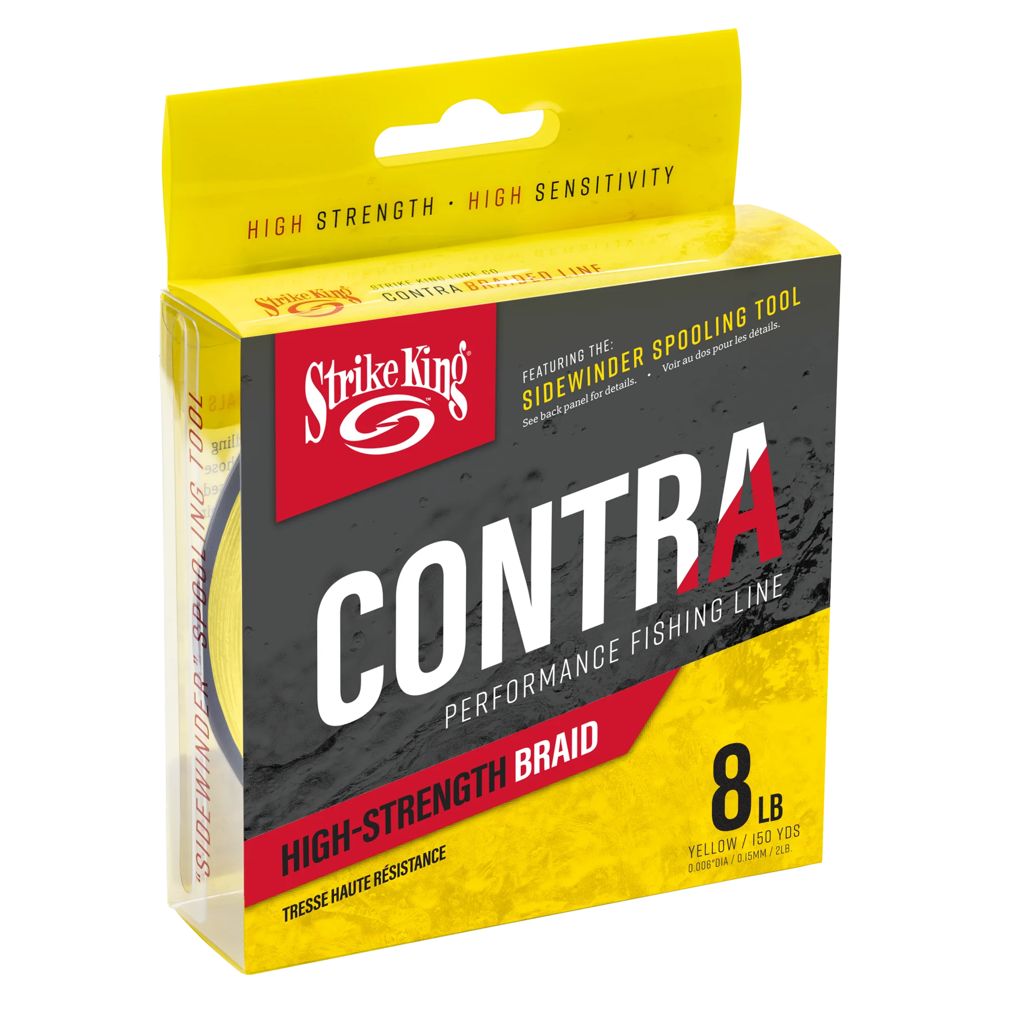 Strike King Contra Braid Hi Vis Yellow