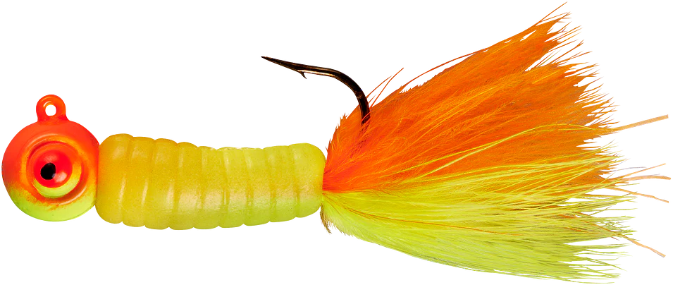 Lindy Fuzz E Grub Pre Rigged Hair Tail Soft Grub 2 pack