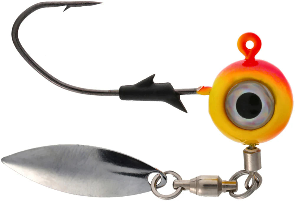 Eagle Claw Lazer Pro V Eagle Eye Underspin Ball Jighead 2 Pack