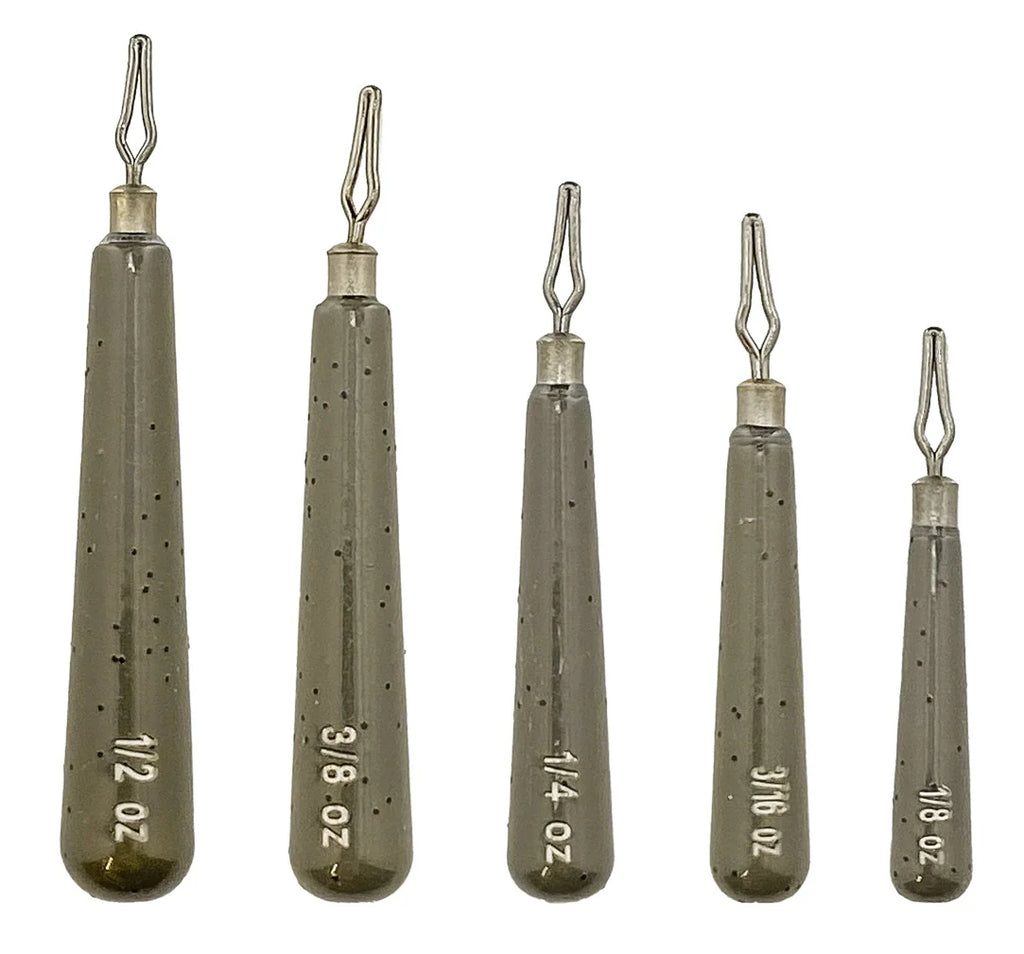 Departure Outdoors Tungsten Skinny Drop Shot Weights 5 Pack