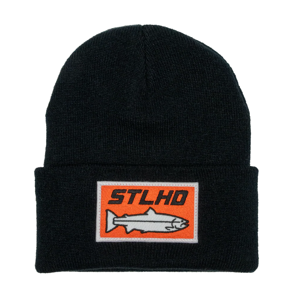 STLHD Knit Beanie Patch Hat 2 Patch Options