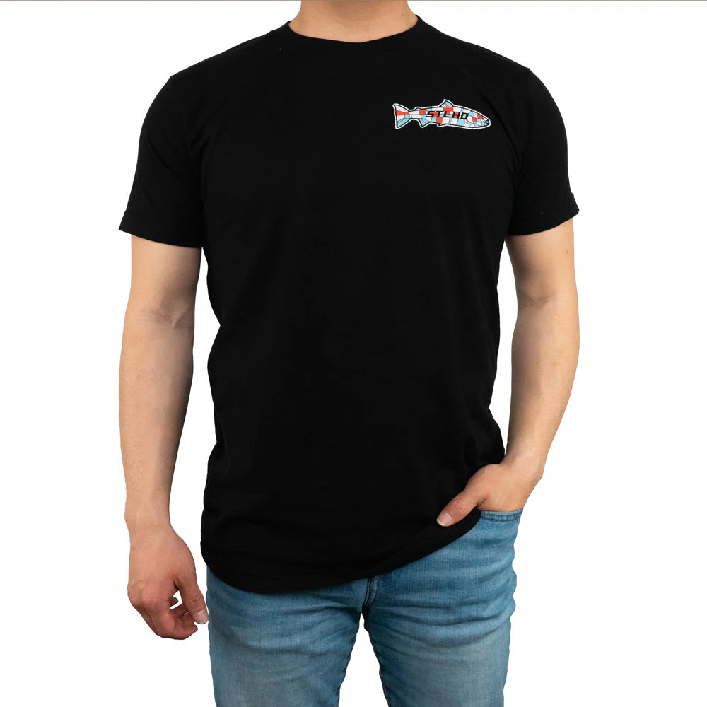 STLHD Mens Saint Sasquatch Black T Shirt
