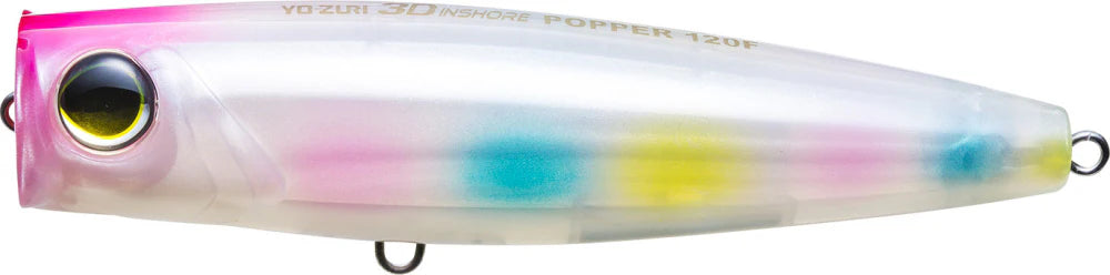 Yo Zuri 3D Inshore Popper 3 1 2 inch Topwater Popper