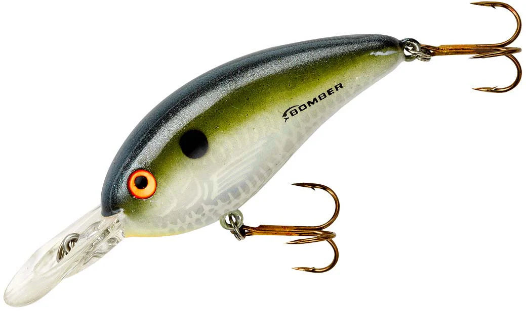 Bomber Fat Free Shad Guppy 2 3 8 inch Shallow Medium Diving Crankbait