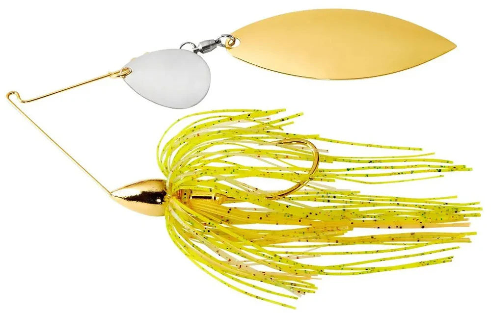 War Eagle Tandem Colorado Willow Gold Frame Spinnerbait 1 2 oz