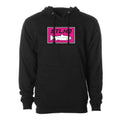 STLHD Mens Neon Pink Black Standard Hoodie