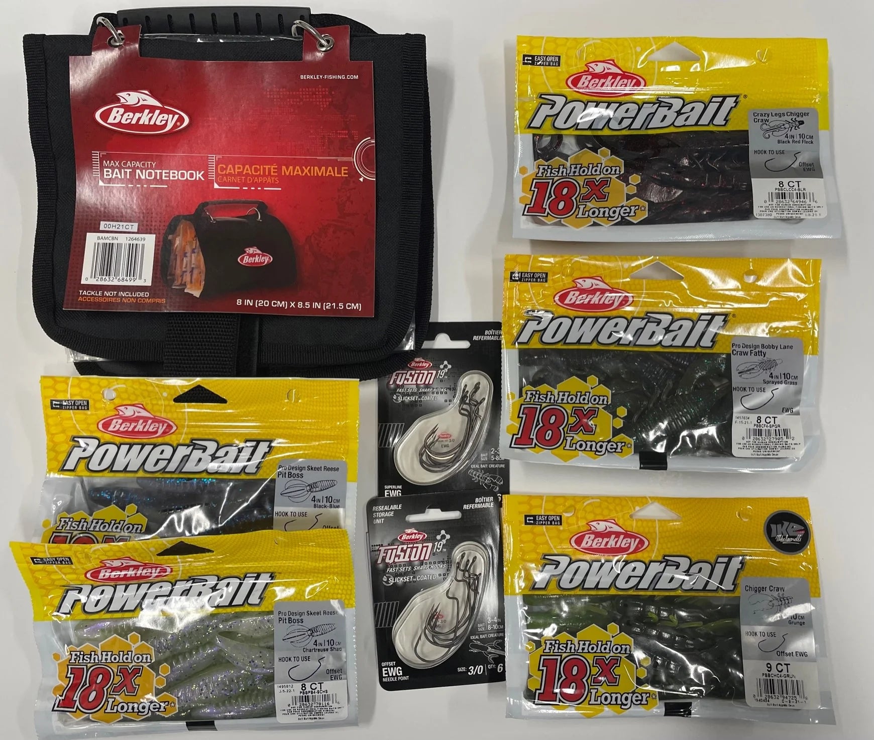 Berkley PowerBait Creatures n Craws 4 inch Essentials Kit