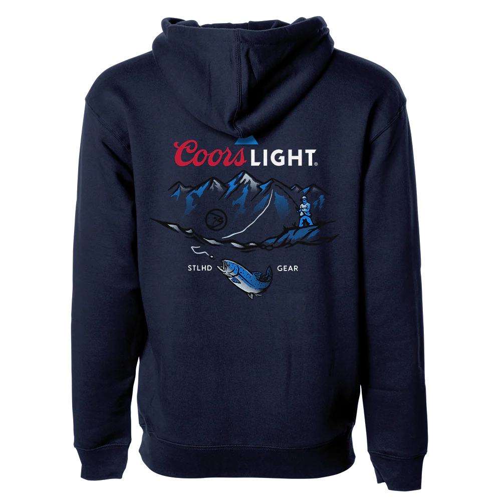 STLHD Mens X Coors Light Streamside Premium Hoodie