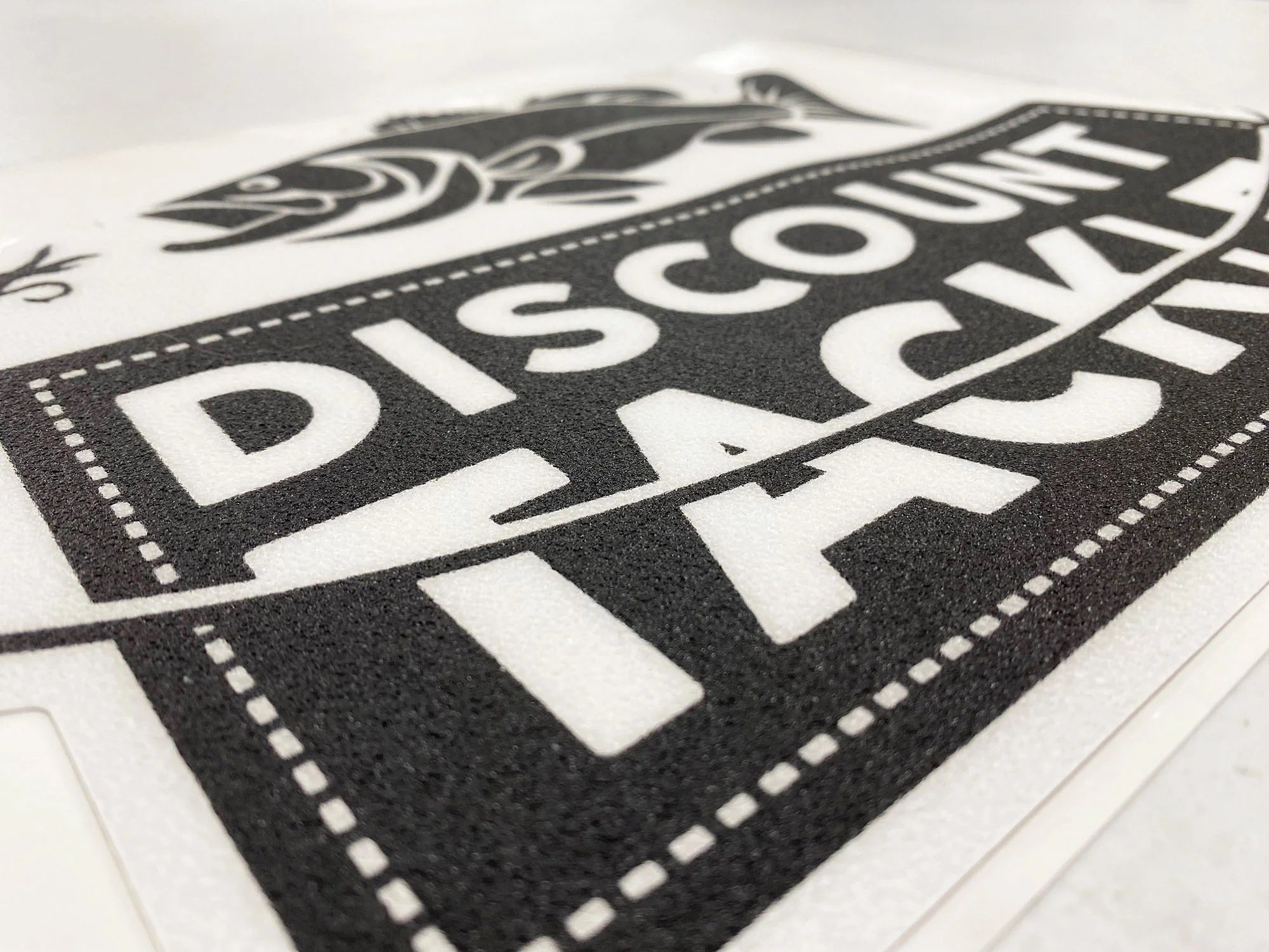 Discount Tackle Carpet Decal