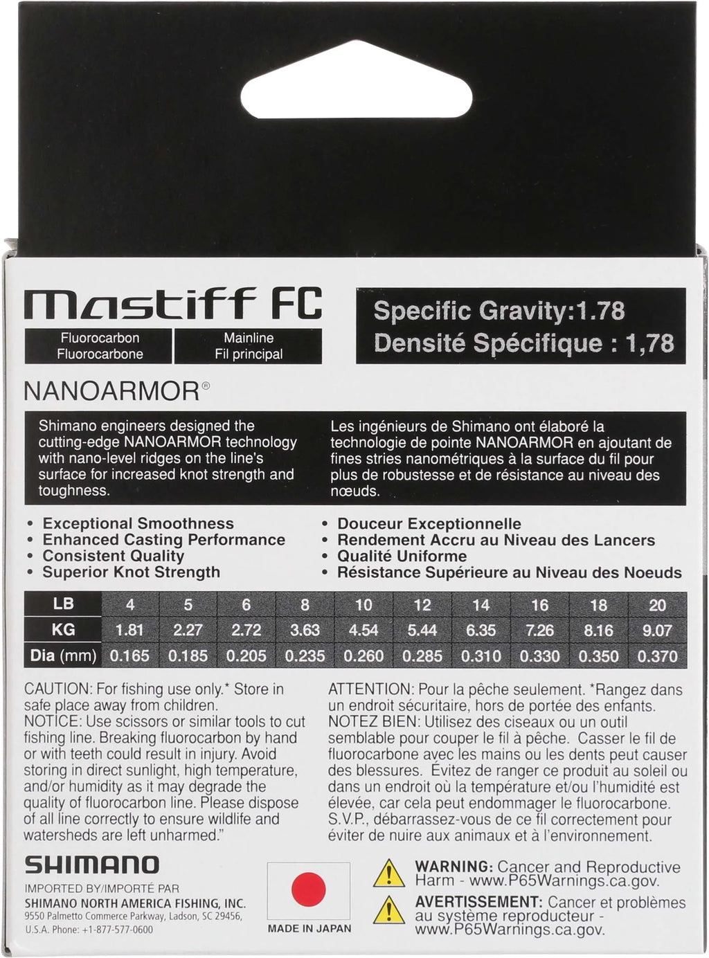 Shimano Mastiff Fluorocarbon