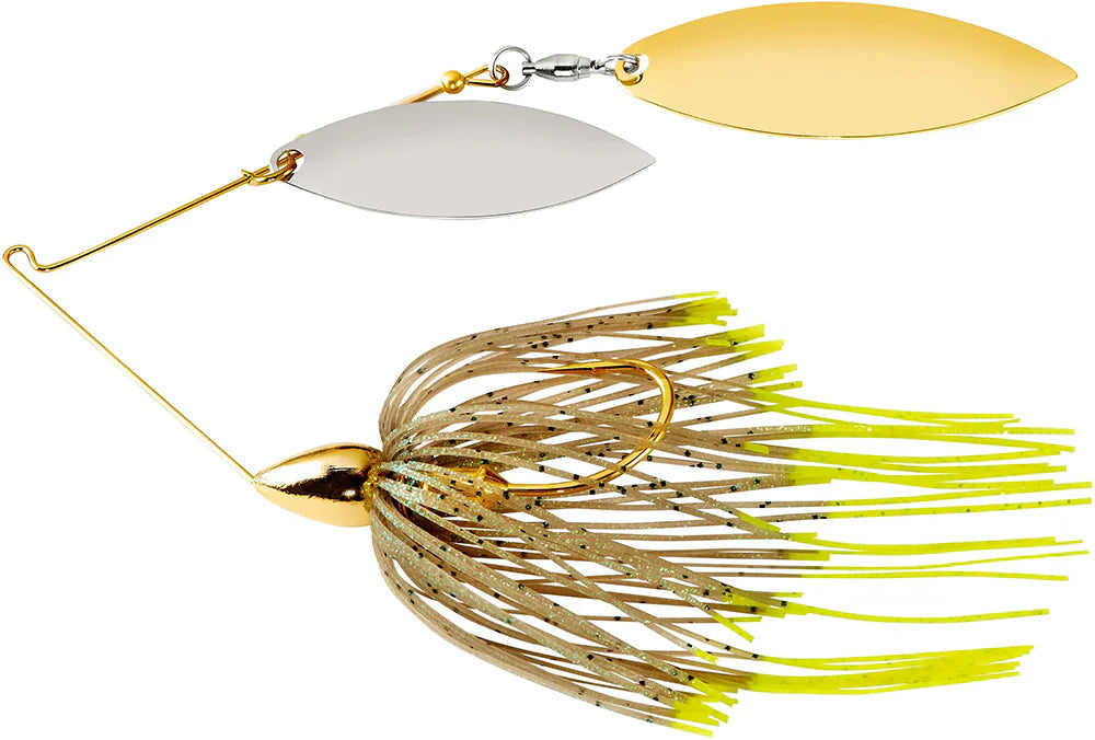 War Eagle Double Willow Gold Frame Spinnerbait 1 2 oz