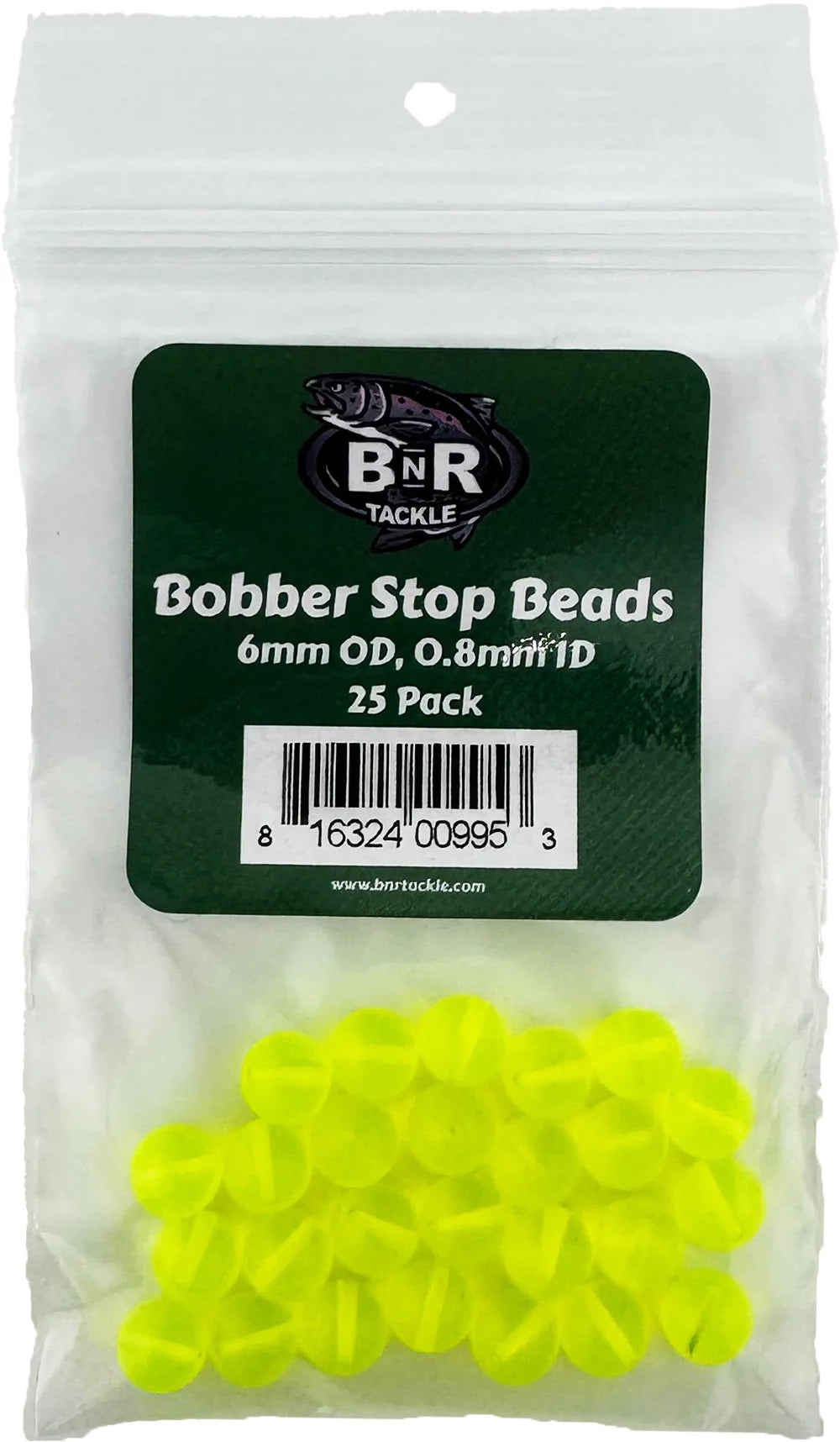 BnR Tackle Bobber Stop Beads 25 Pack