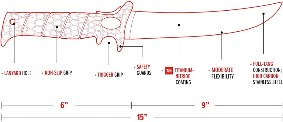 Bubba Flex Fillet Knife 9 Inch