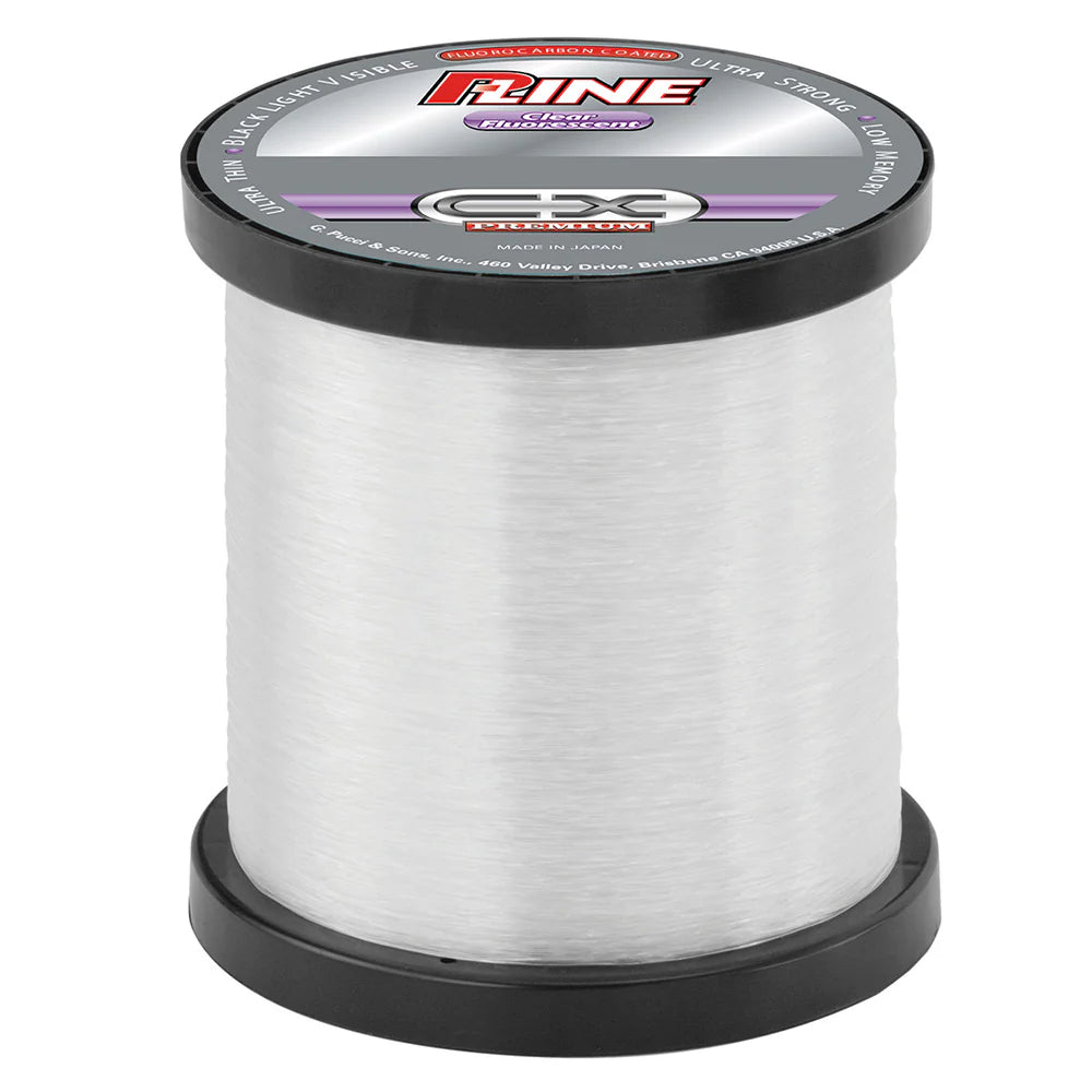 P Line CX Premium Fluorocarbon Coated Bulk 3000 Yard Clear