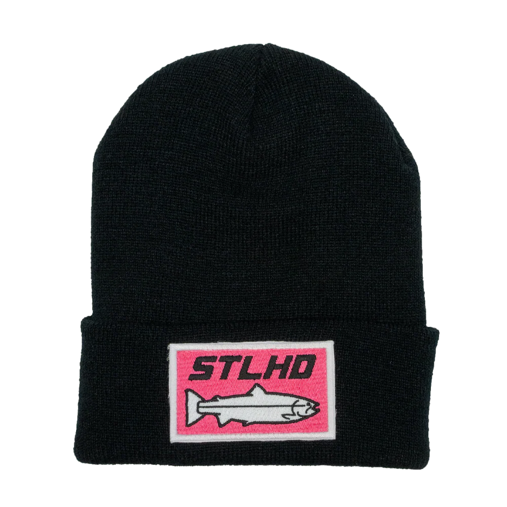 STLHD Knit Beanie Patch Hat 2 Patch Options