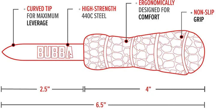 Bubba Paddoc Shucking Knife 25 Inch
