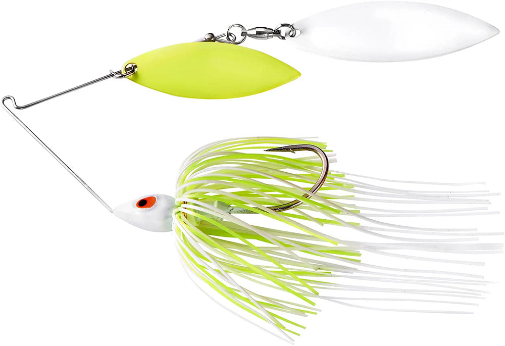 War Eagle Painted Head Nickel Frame Double Willow Spinnerbait 3 8 oz