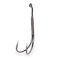 Mustad Plastic Frog 1X Double Hook w Spring Baitkeeper 2 pack
