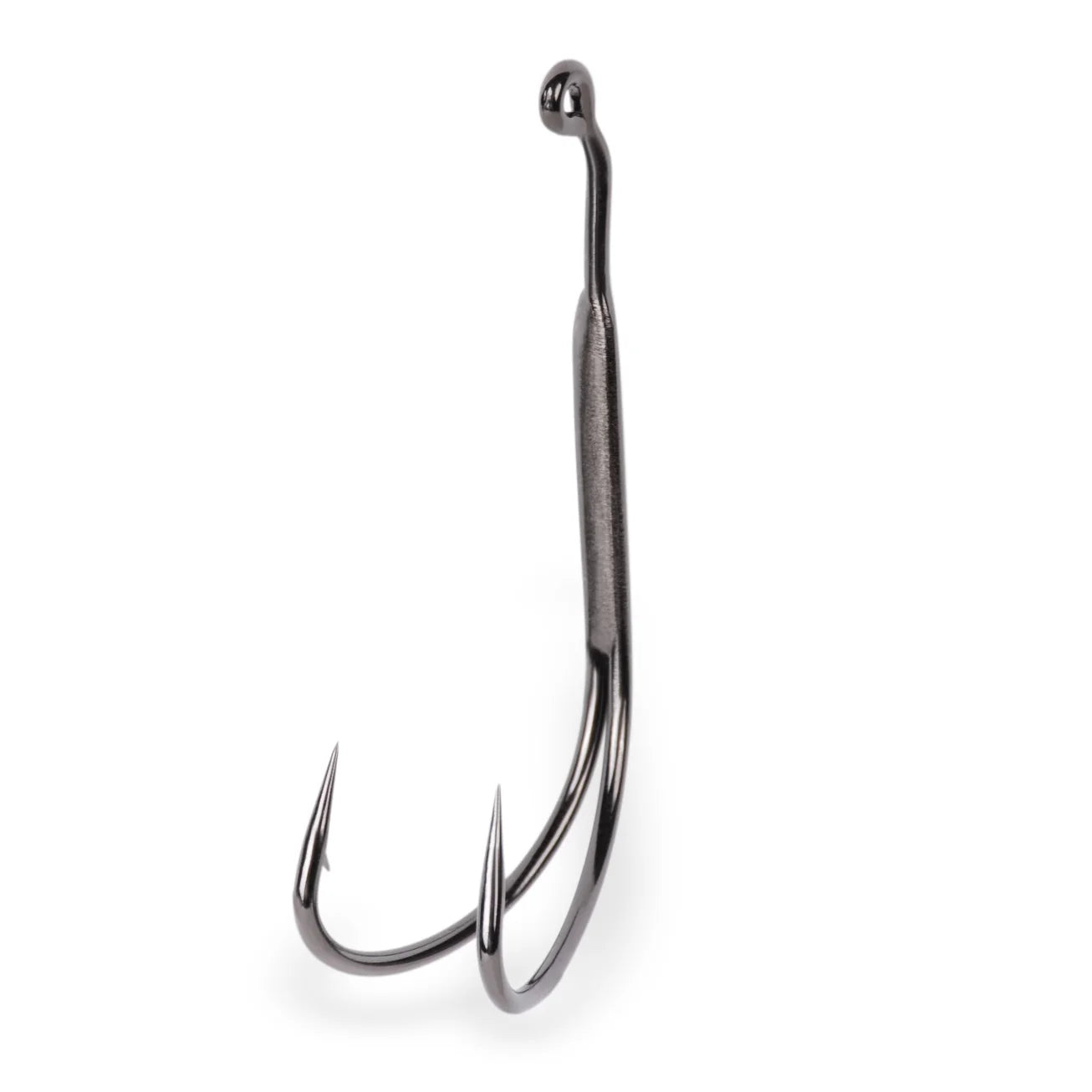 Mustad Plastic Frog 1X Double Hook w Spring Baitkeeper 2 pack