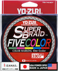 Yo Zuri Super Braid Five Color 330 Yard Spool