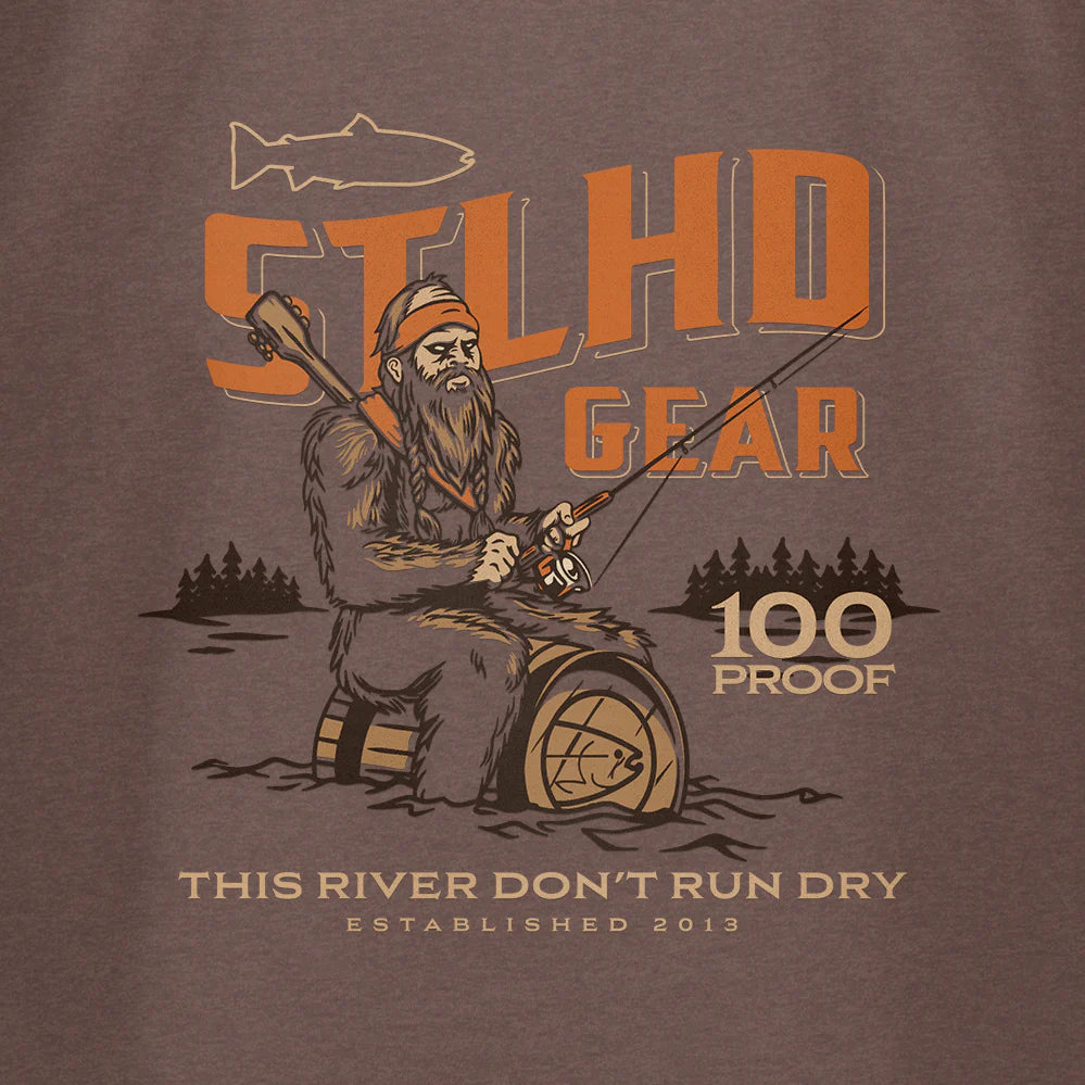 STLHD Mens Whiskey River T Shirt