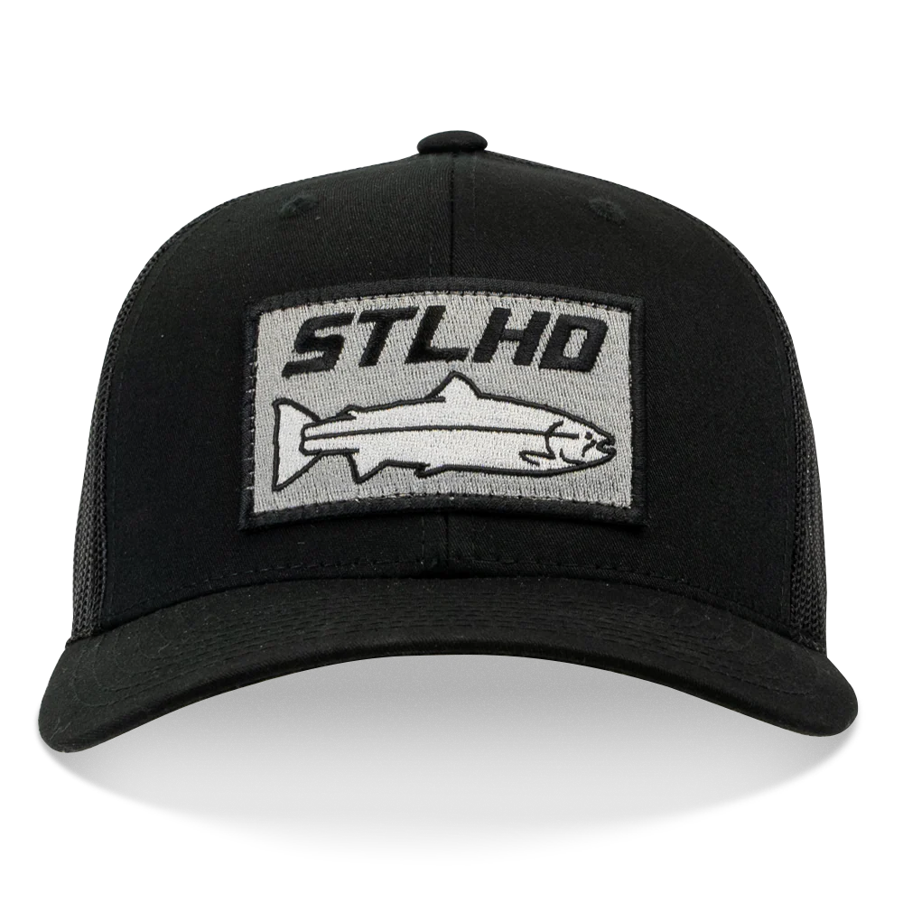 STLHD Chehalis Snapback Black Trucker Hat