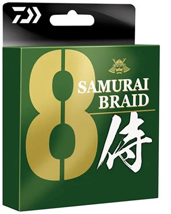 Daiwa Samurai 8 Braid Dark Green Braided Line 330 YD Spool