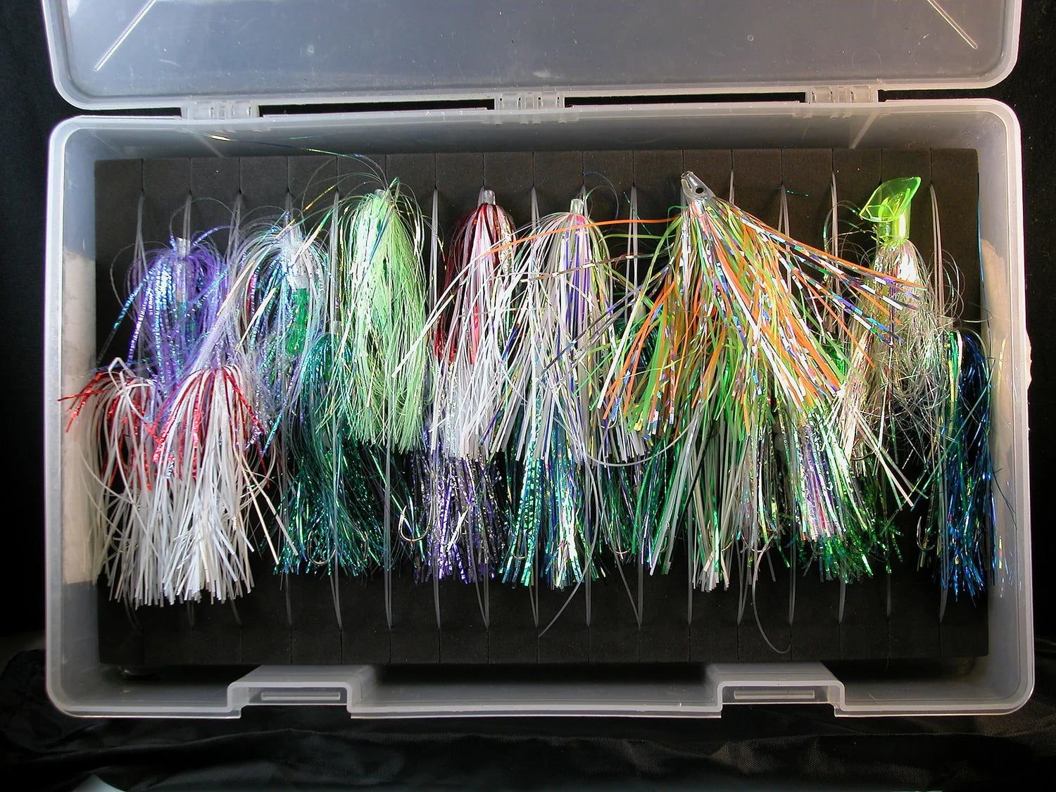 FishEng Jig and Leader Board Black Foam Leader Board
