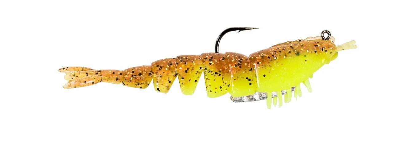 Z Man EZ ShrimpZ 3 1 2 inch Rigged w Mustad Weighted Hook 2 pack