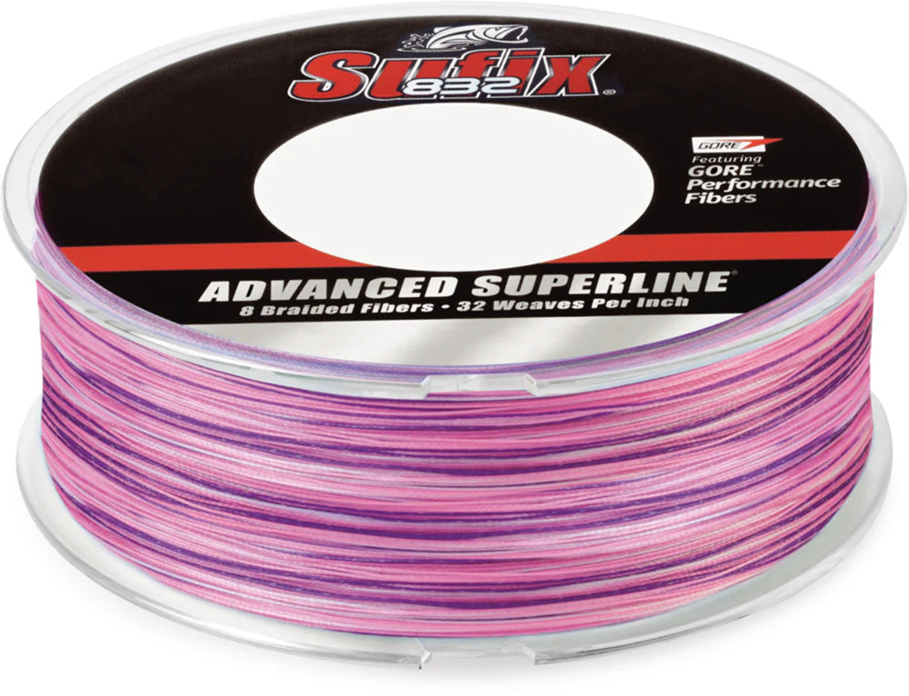 Sufix 832 Advanced Superline Sunrise Braided Line 600 Yard Bulk Spool