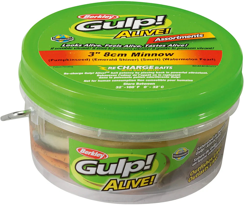 Berkley Gulp Alive Minnow Assortment 3 Inch