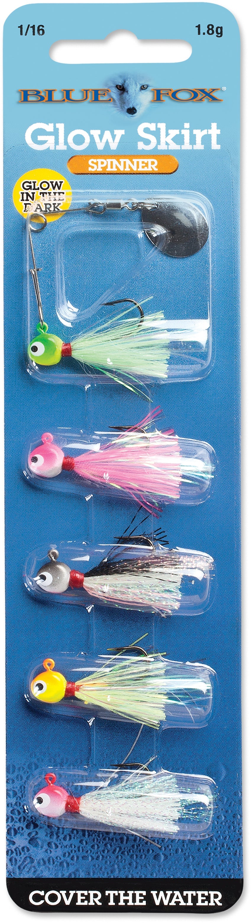 Blue Fox Glow Skirt Spin Kit 1 16 oz