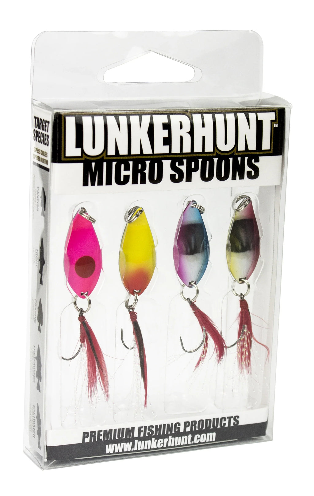 Lunkerhunt Micro Spoon 4 Piece Multi Pack