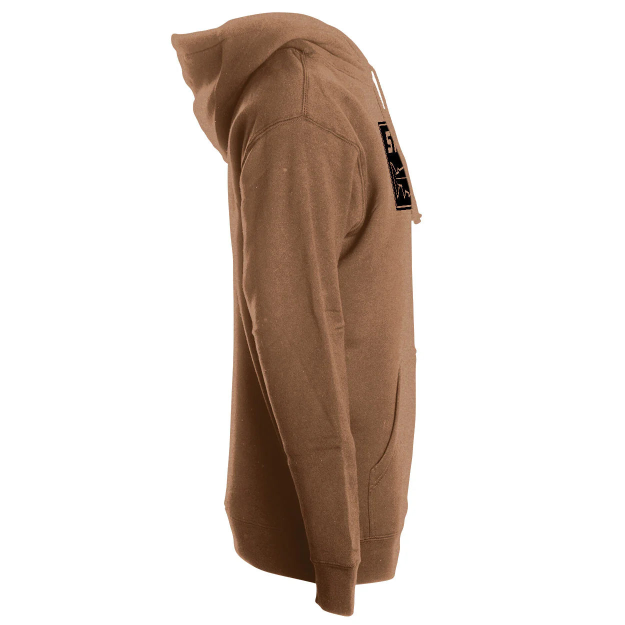 STLHD Mens Yuba River Saddle Brown Premium Hoodie