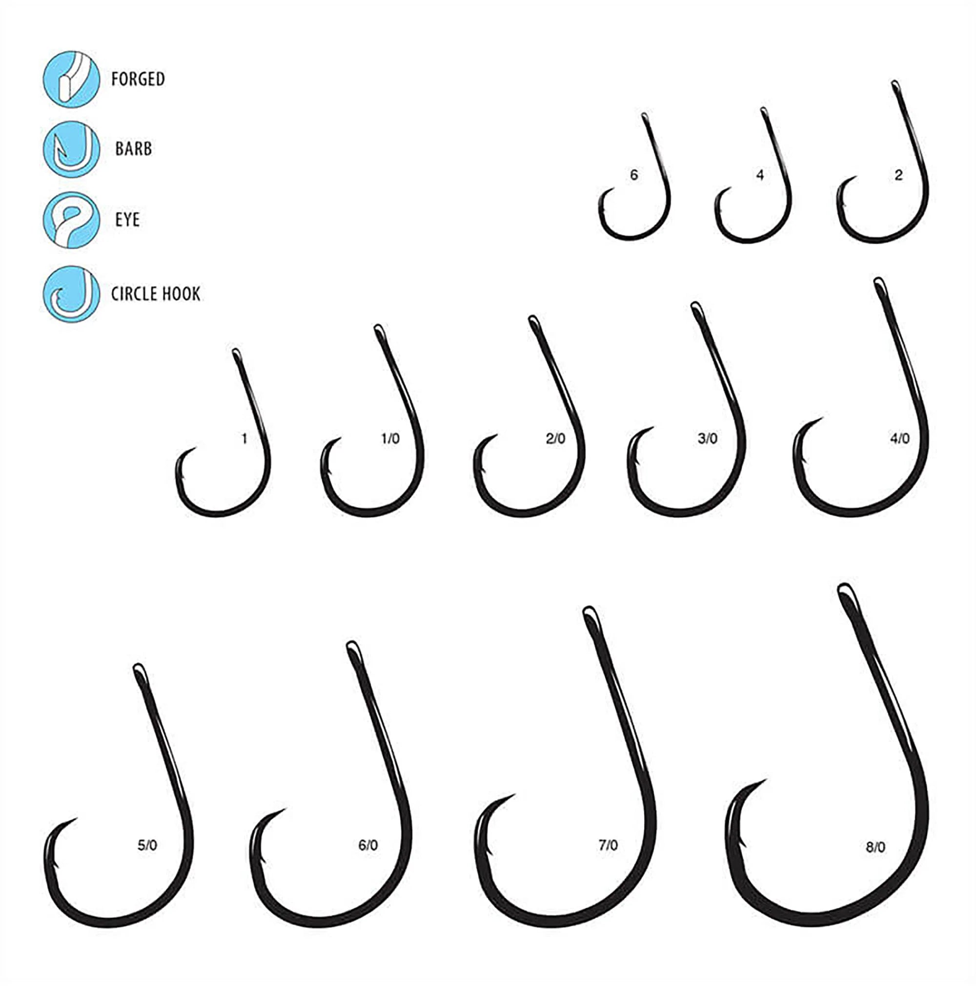 Gamakatsu Octopus Circle 4X Strong SE IP Nano Alpha Hooks Tournament Legal