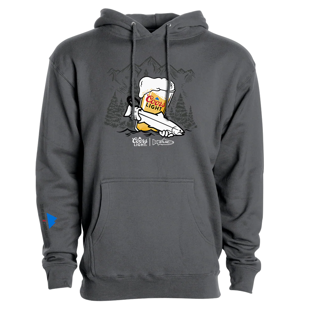 STLHD Mens X Coors Light Foam Dome Premium Hoodie